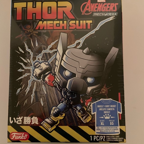 NEW Marvel Avengers Mech-Strike Thor Mech Suit FUNKO T-SHIRT  - Size XL - Picture 1 of 6